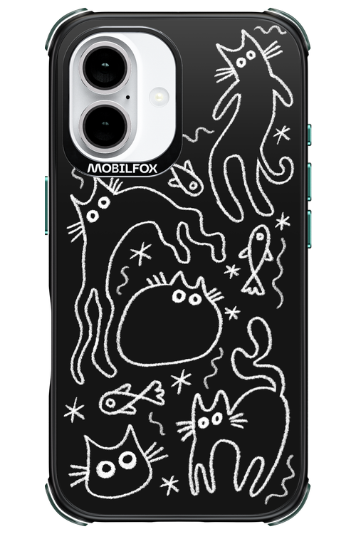 CHALK_CATS 2.0 - Apple iPhone 16