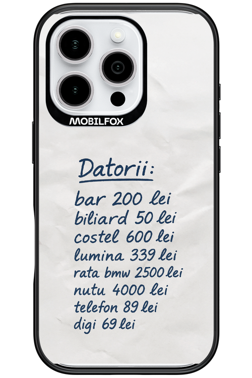The List - Apple iPhone 16 Pro