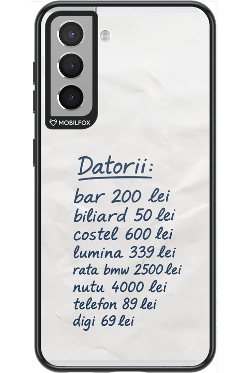 The List - Samsung Galaxy S21
