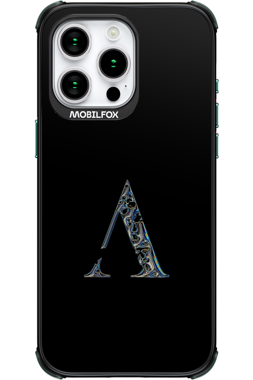 ⁠ ⁠Azteca A Chrome Logo - Apple iPhone 15 Pro Max