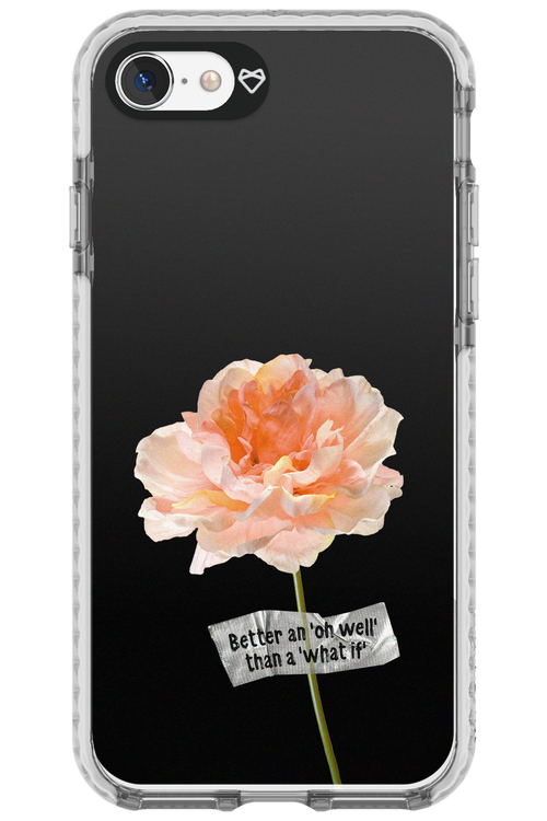 Flower Black - Apple iPhone SE 2020