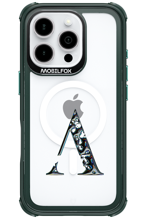 Azteca A Chrome Logo 2.0 - Apple iPhone 16 Pro