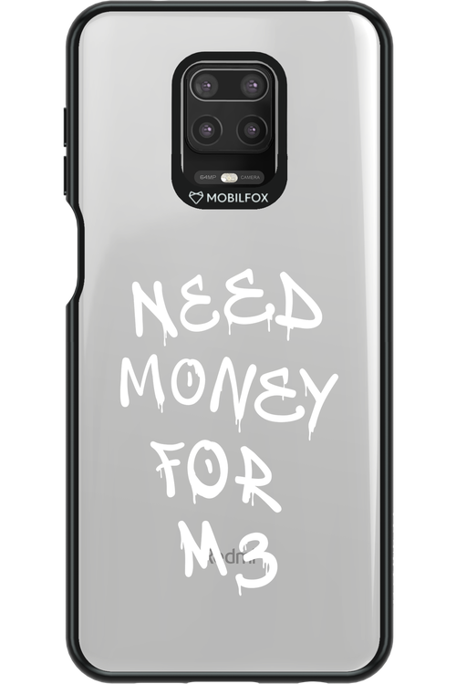 Need M3 Transparent White - Xiaomi Redmi Note 9 Pro