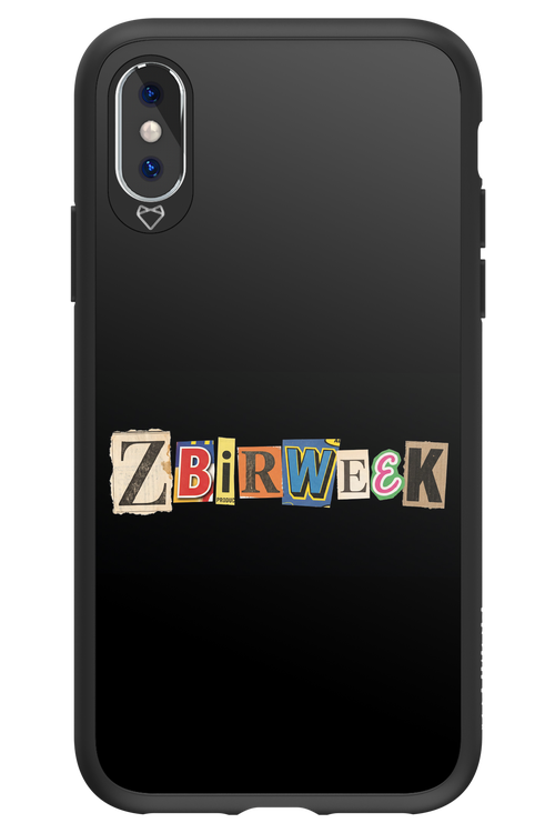 Zbirweek (black) 2.0 - Apple iPhone X