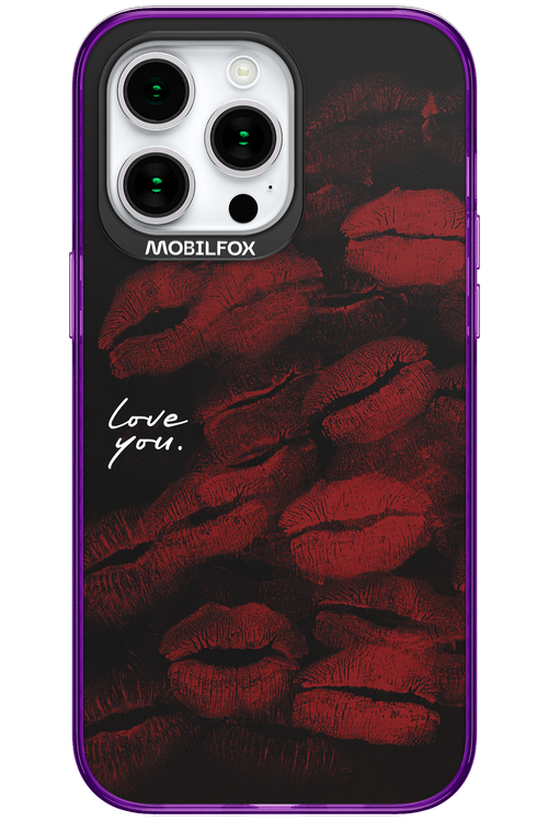 LOVE U BLACK 2.0 - Apple iPhone 15 Pro Max