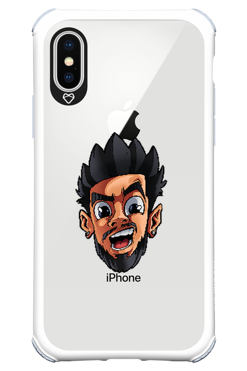 Bababa Head Only Transparent - Apple iPhone XS