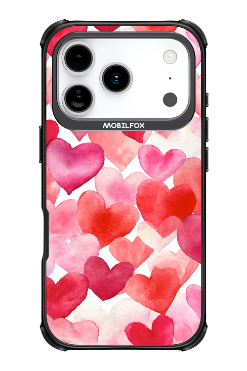 Water Painted Heart - Apple iPhone 17 Pro