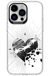 Fekete Szív - Apple iPhone 14 Pro Max