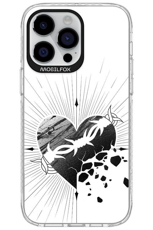 Fekete Szív - Apple iPhone 14 Pro Max