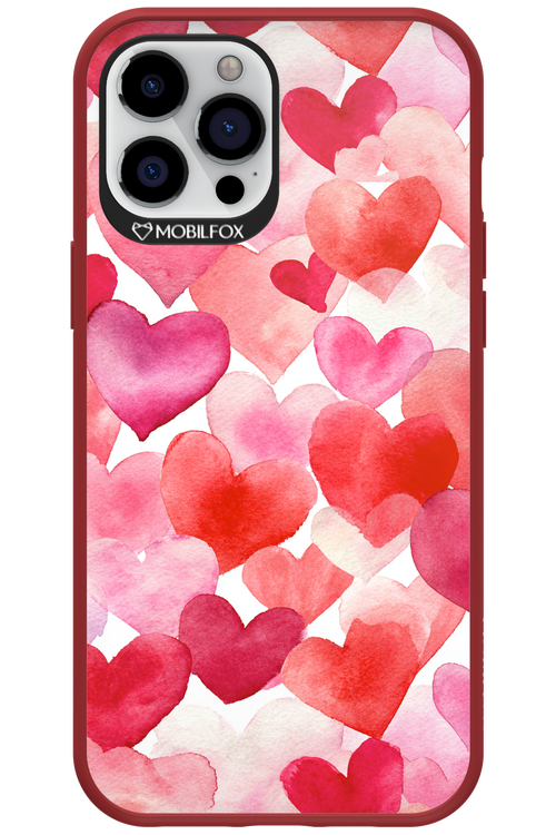 Water Painted Heart 2.0 - Apple iPhone 12 Pro Max