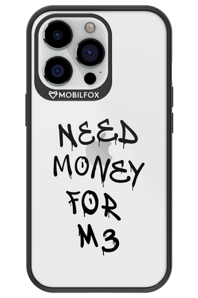 Need M3 Transparent Black - Apple iPhone 13 Pro