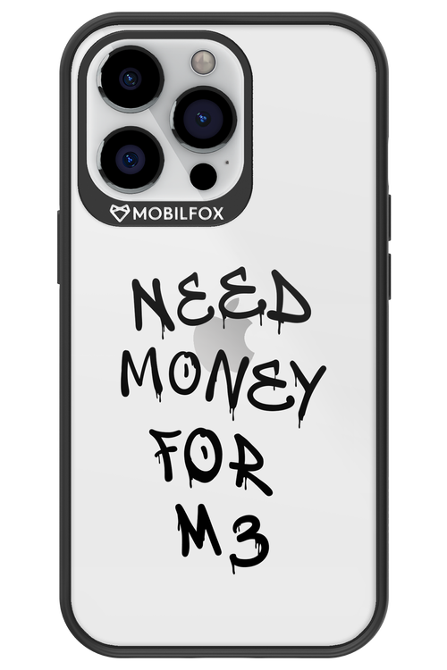 Need M3 Transparent Black - Apple iPhone 13 Pro
