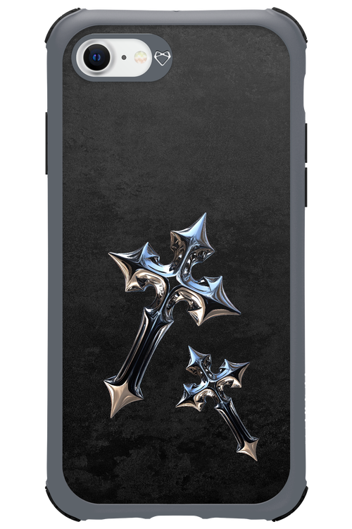 Chrome Crosses - Apple iPhone SE 2022