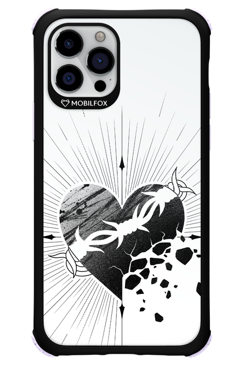 Fekete Szív - Apple iPhone 12 Pro