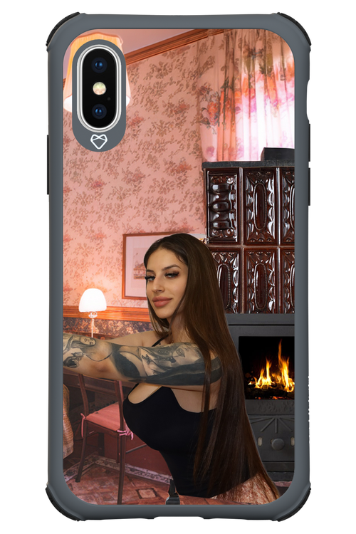Tattooed Flame - Apple iPhone X
