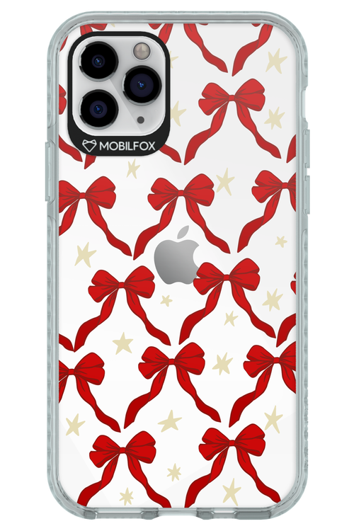 Bow & Stars (Transparent) - Apple iPhone 11 Pro