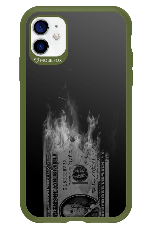 Money Burn B&W 2.0 - Apple iPhone 11