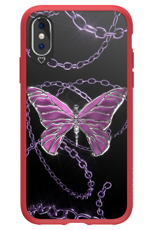 Butterfly Necklace - Apple iPhone X