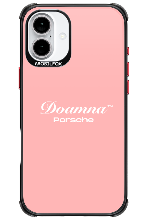 Doamna Porsche (pink) - Apple iPhone 16 Plus