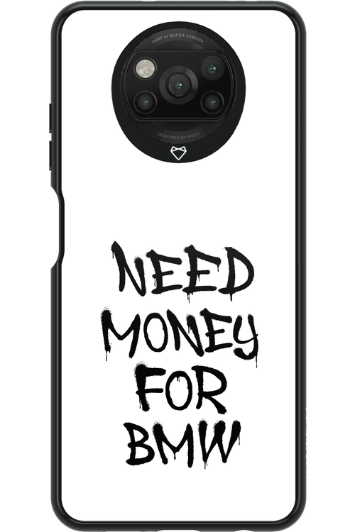 Need Money For BMW Black - Xiaomi Poco X3 NFC