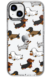 Scary Dachshund (Transparent) - Apple iPhone 15 Plus