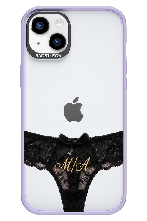 Black Panties Transparent 2.0 - Apple iPhone 14 Plus