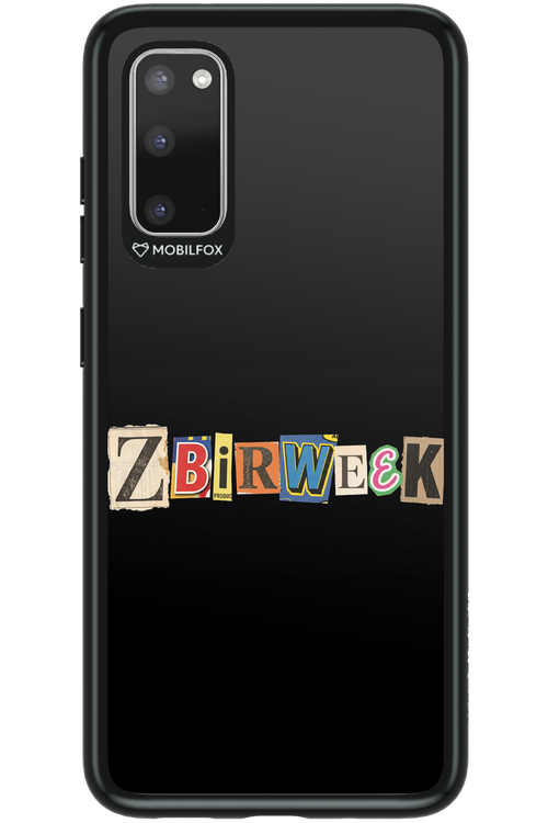 Zbirweek (black) 2.0 - Samsung Galaxy S20