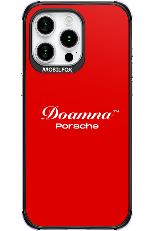 Doamna Porsche (red) - Apple iPhone 15 Pro Max