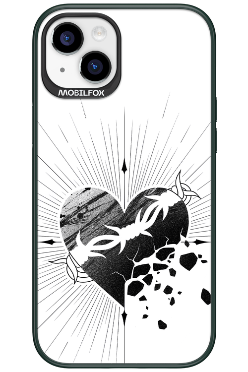 Fekete Szív 2.0 - Apple iPhone 15 Plus