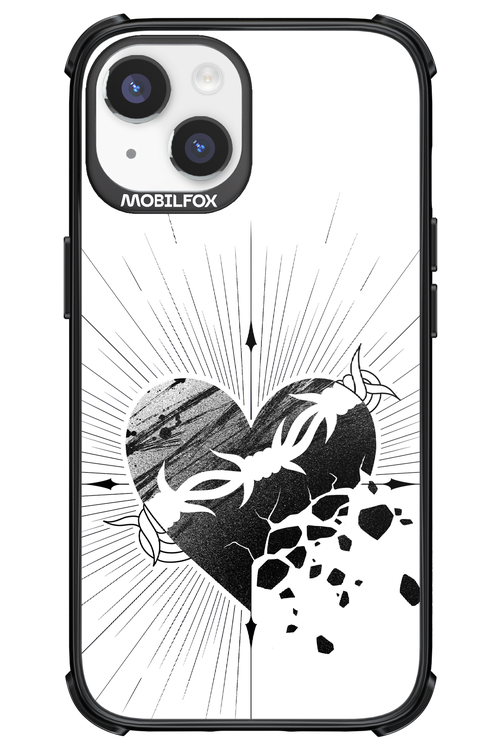 Fekete Szív - Apple iPhone 14