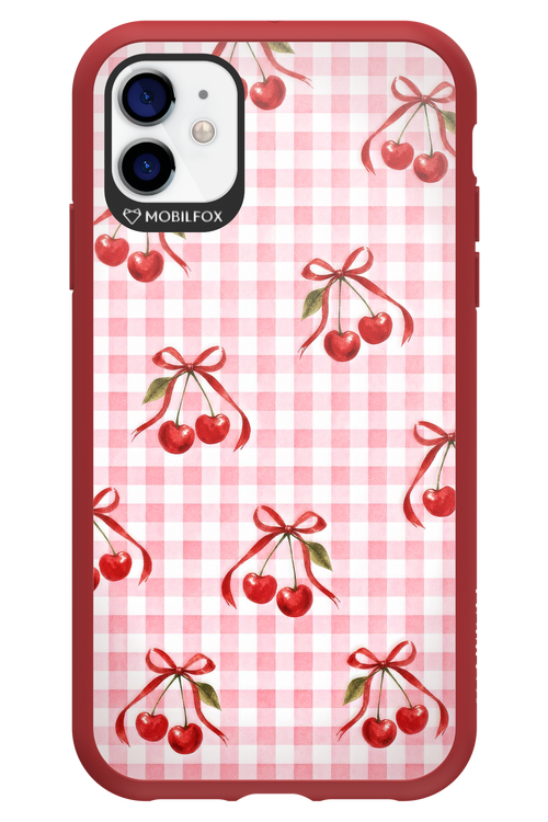 Pink Cherry Checked 2.0 - Apple iPhone 11