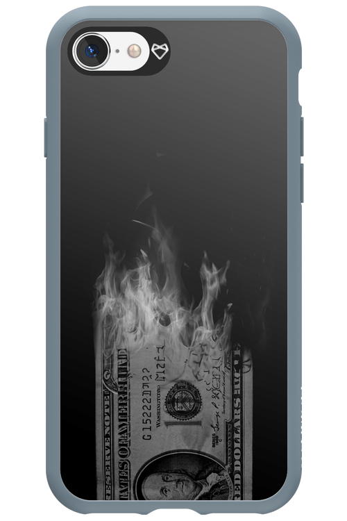 Money Burn B&W 2.0 - Apple iPhone SE 2020