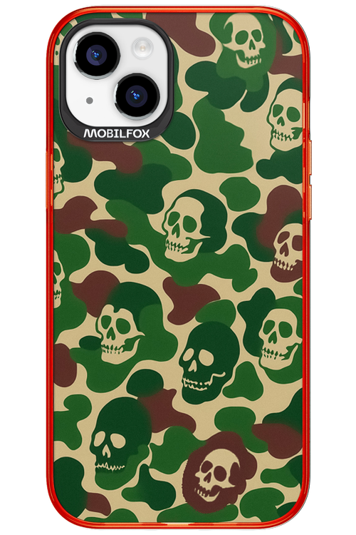Camo Skull - Apple iPhone 15 Plus