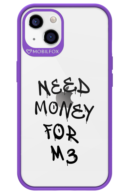 Need M3 Transparent Black - Apple iPhone 13