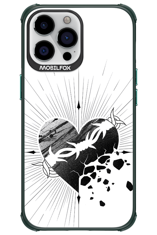 Fekete Szív - Apple iPhone 13 Pro Max