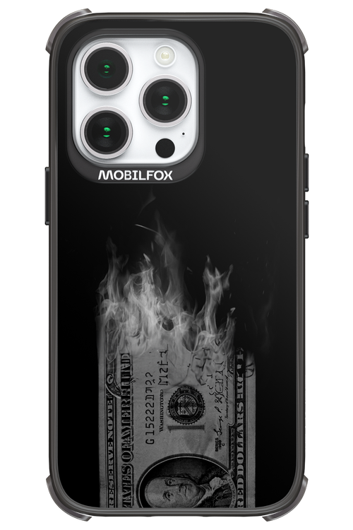 Money Burn B&W 2.0 - Apple iPhone 14 Pro