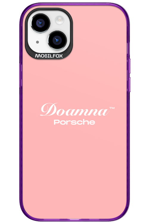 Doamna Porsche (pink) - Apple iPhone 15 Plus