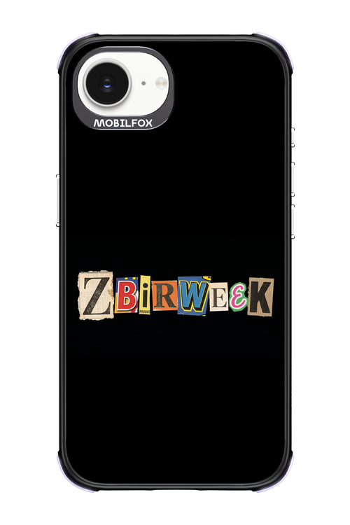 Zbirweek (black) 2.0 - Apple iPhone 17e