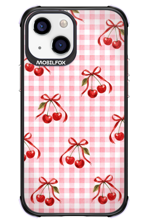 Pink Cherry Checked 2.0 - Apple iPhone 13 Mini