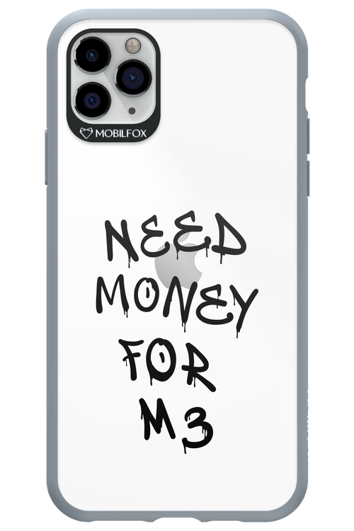 Need M3 Transparent Black - Apple iPhone 11 Pro Max