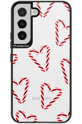 Candy Cane Hearts - Samsung Galaxy S22