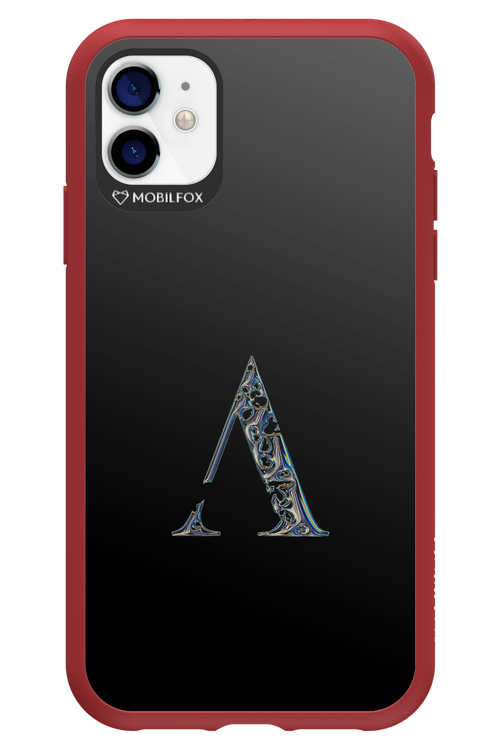 ⁠ ⁠Azteca A Chrome Logo - Apple iPhone 11