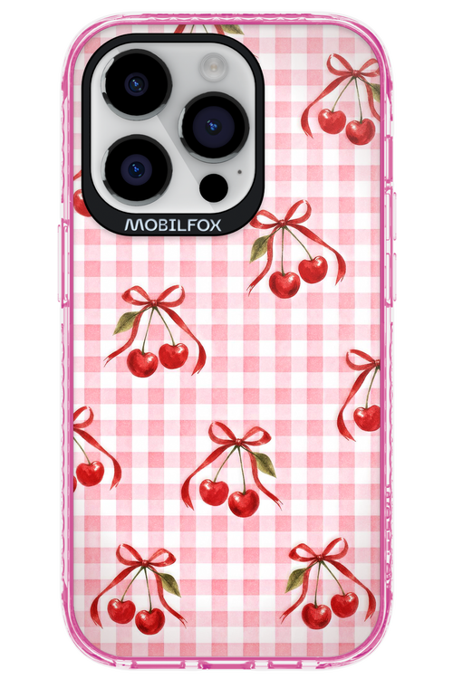 Pink Cherry Checked 2.0 - Apple iPhone 14 Pro