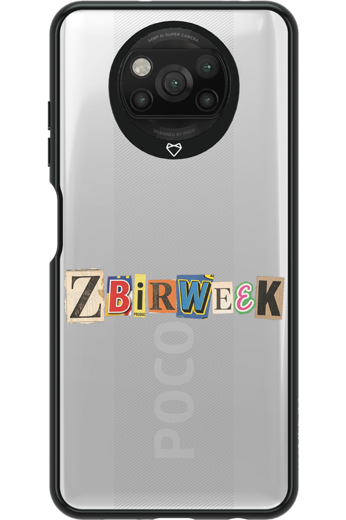 Zbirweek (transparent) 2.0 - Xiaomi Poco X3 Pro