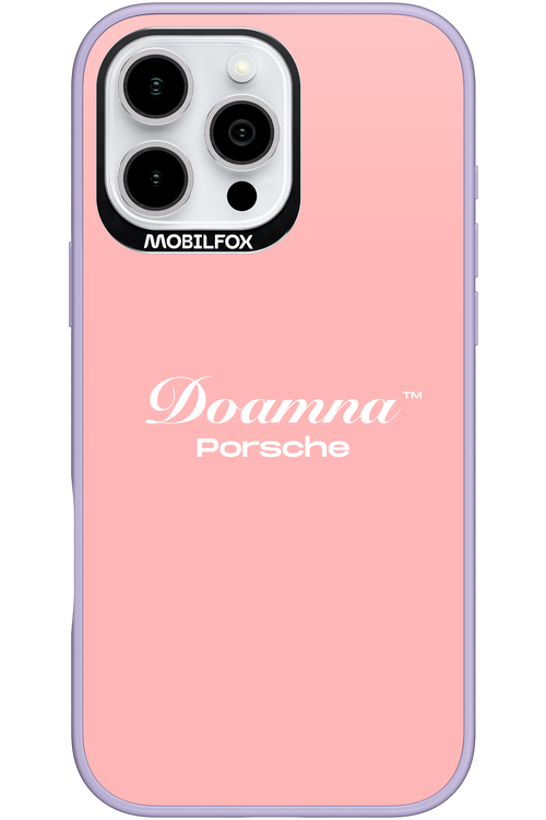 Doamna Porsche (pink) - Apple iPhone 16 Pro Max