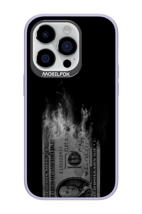 Money Burn B&W 2.0 - Apple iPhone 14 Pro