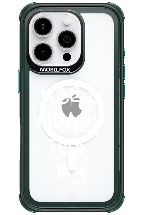 Need M3 Transparent White - Apple iPhone 16 Pro