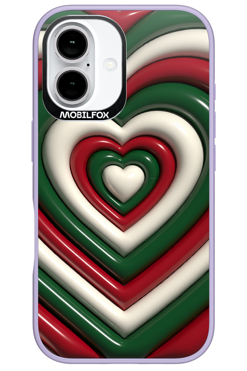 XMAS Hearts - Apple iPhone 16