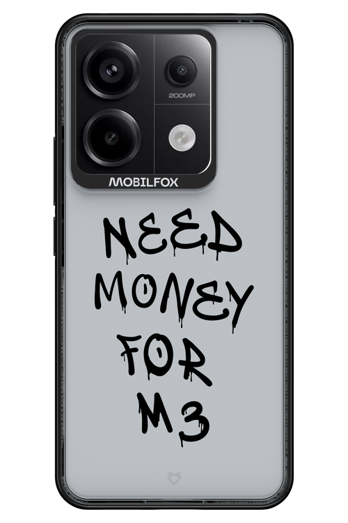 Need M3 Transparent Black - Xiaomi Redmi Note 13 Pro 5G