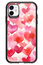 Water Painted Heart - Apple iPhone 11